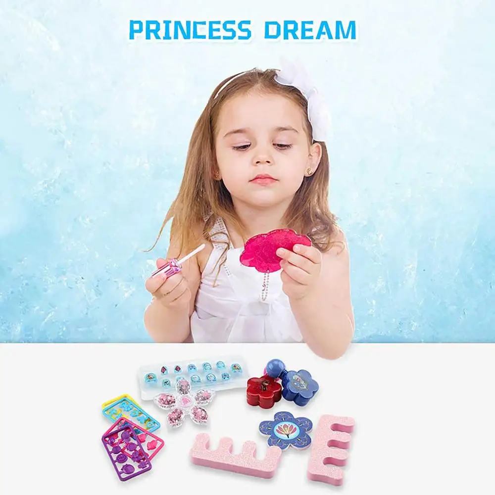 Дисней Гель-лак для ногтей Набор Мода водорастворимый красота ролевые игры дети