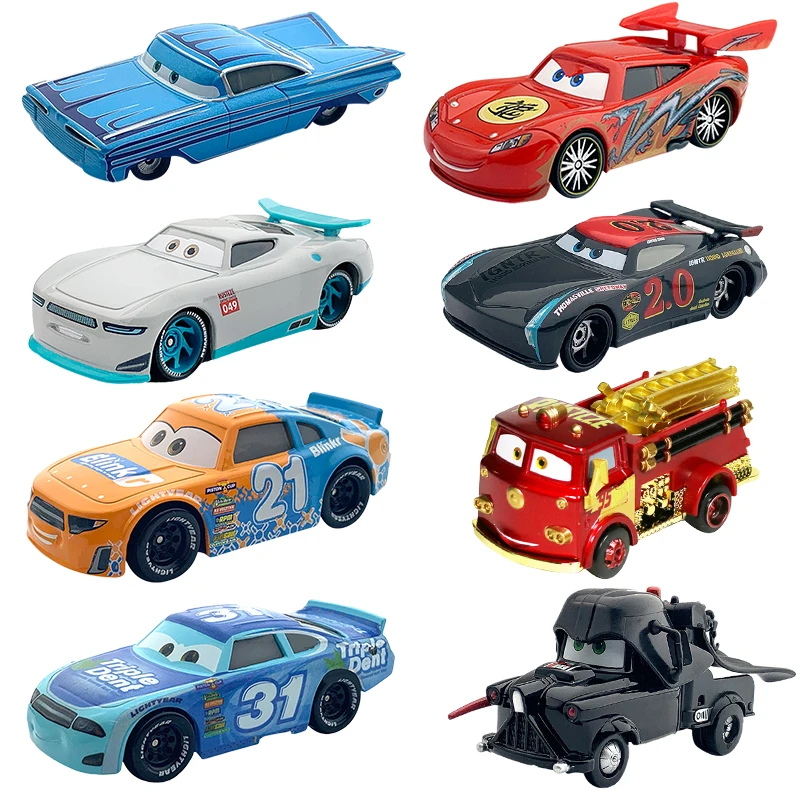 Мини-гонщики Disney Pixar Тачки 3 быстрые гонки с молнией Маккуин майтер Джексон шторм