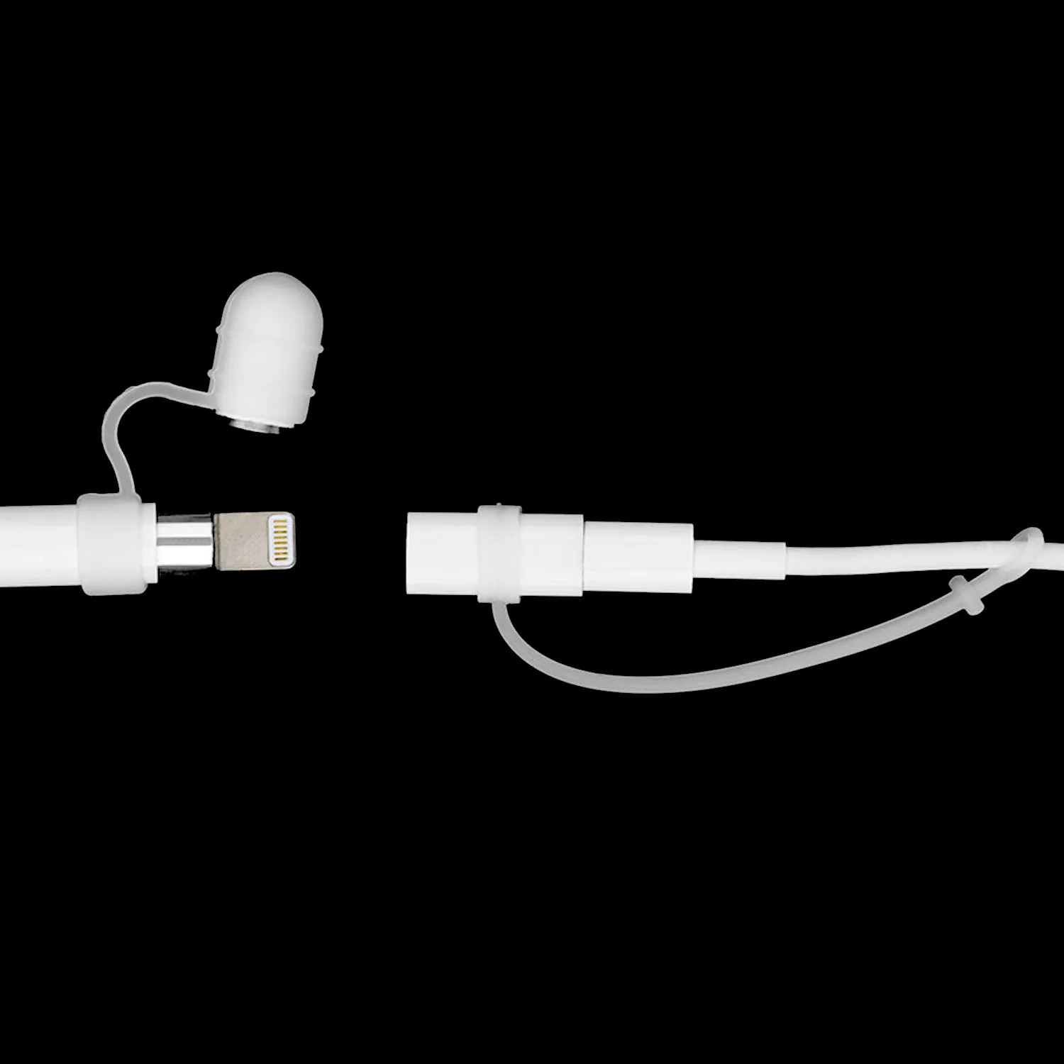 Силиконовый 3 в 1 держатель крышки + наконечник защитный чехол светильник Кабель