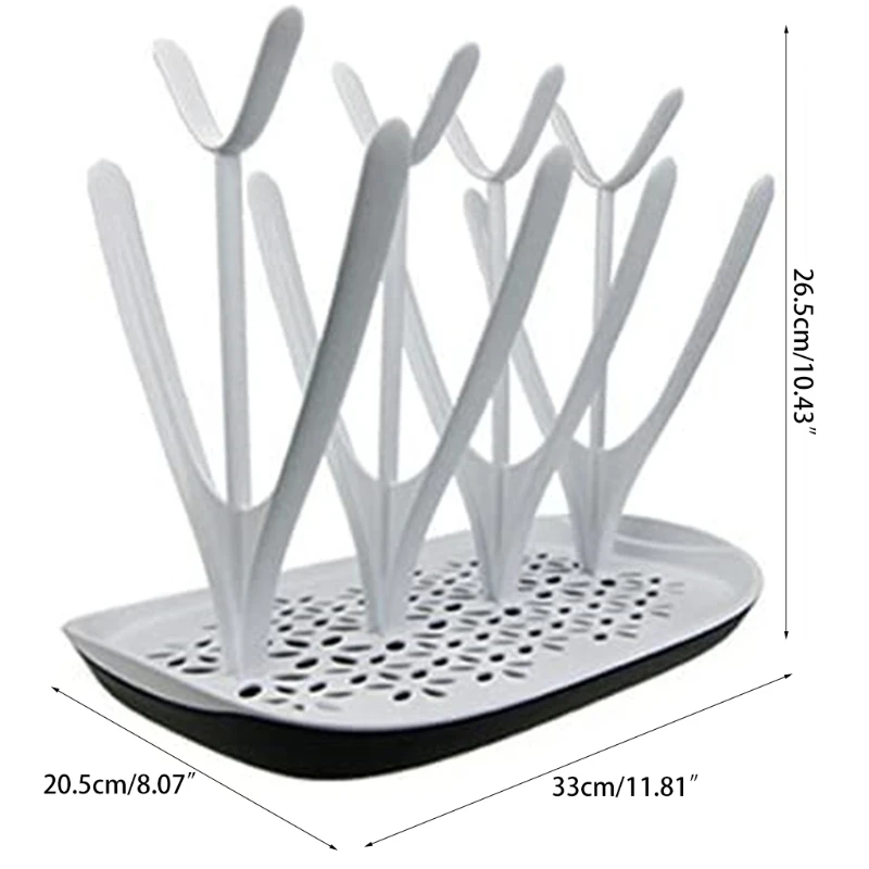 

Bottle Drying Rack Baby Nipple Cup Storage Frame Multi-function Drain Tray