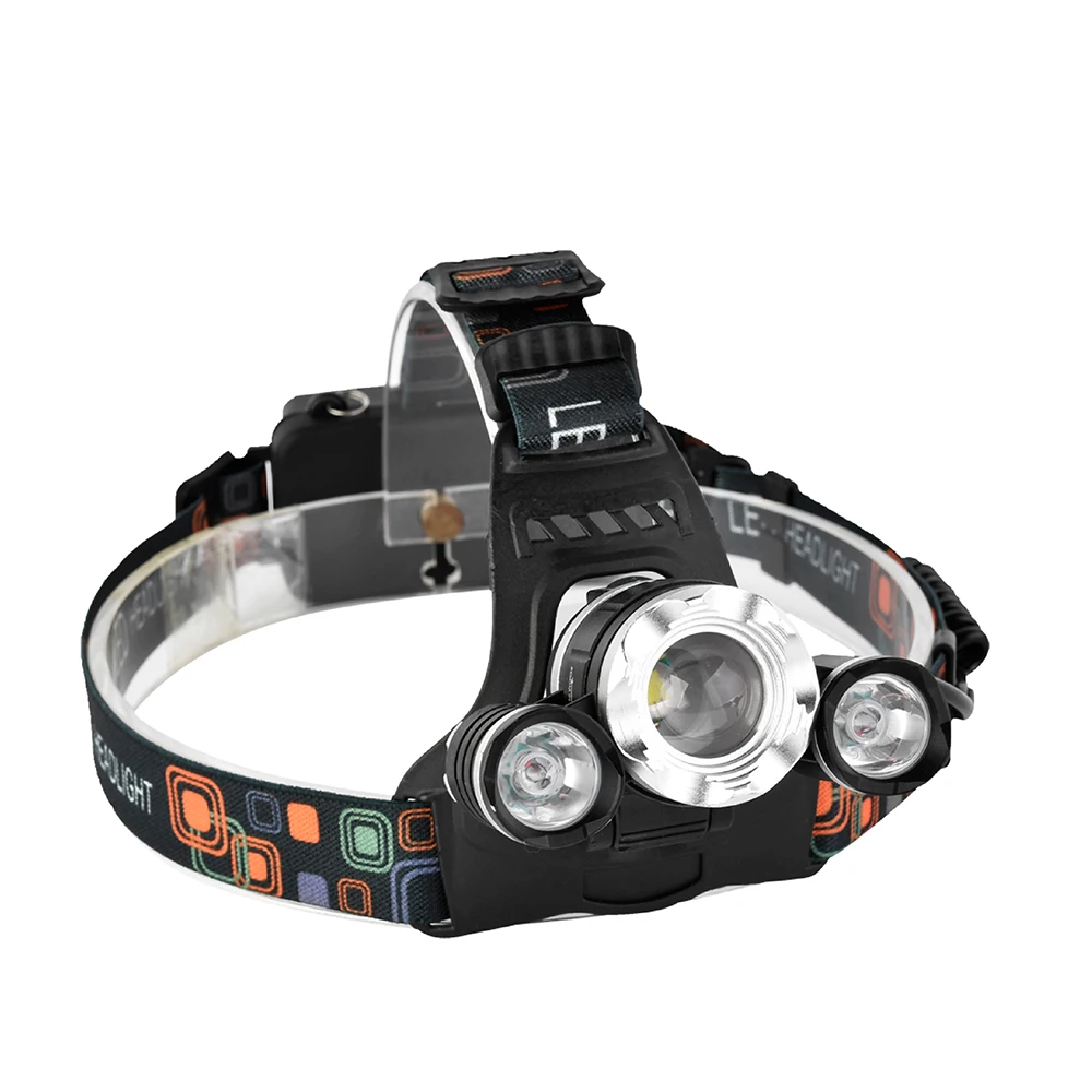 

Jiguoor Bicycle Bike Camping Light 1200 Lumens T6+2 XPE Led Bicycle Headlight Infinite Zoom Waterproof Sports Headlamp 4 Modes