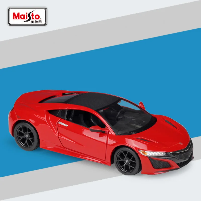 Maisto 1:24 2018 ACURA NSX модель автомобиля под давлением красный синий коллекционный