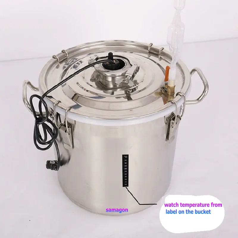 Ферментацион 20 до 70 л ведро из нержавеющей стали бак для водки moonshine пивное вино