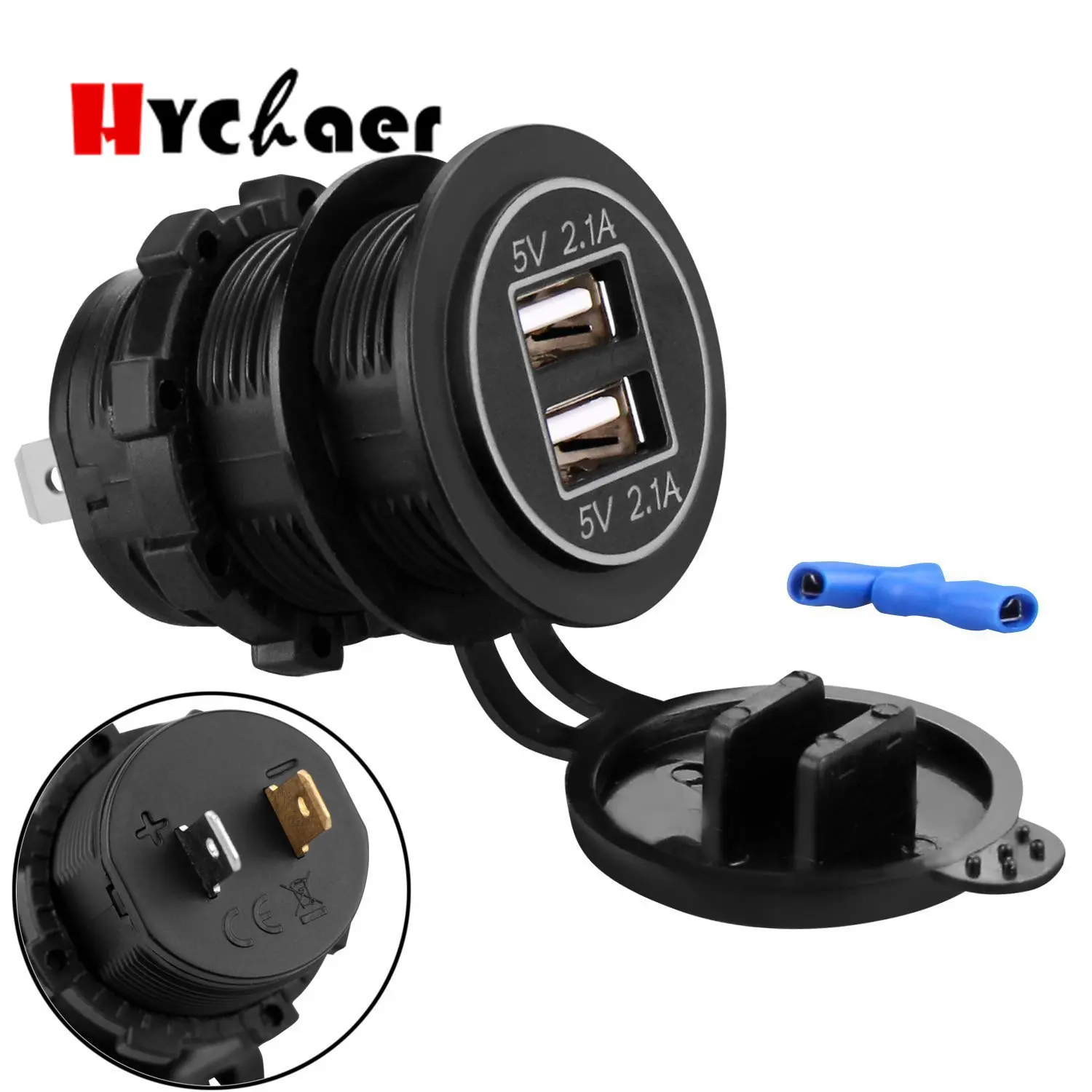 Автомобильное зарядное устройство USB адаптер питания на выходе мобильный