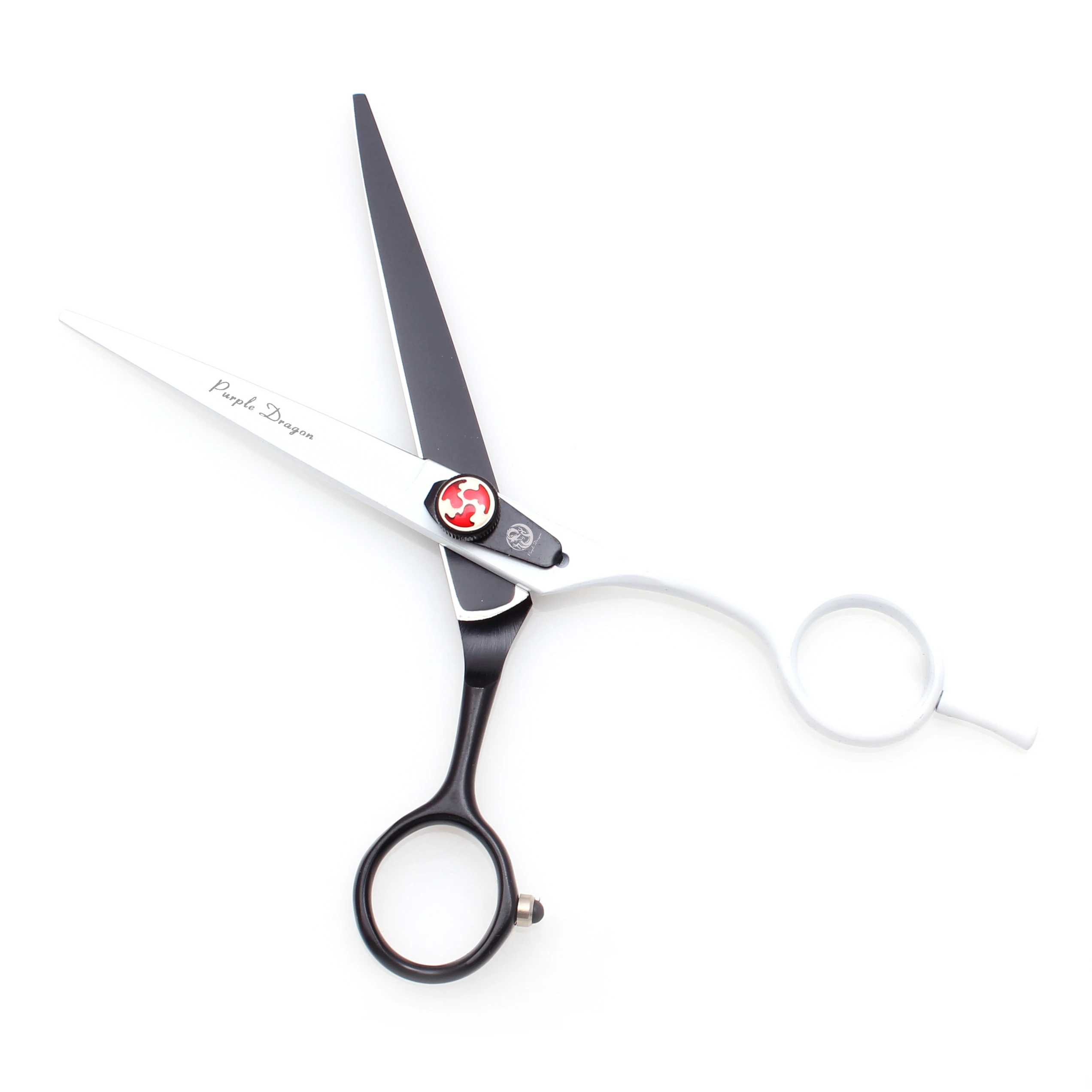 Парикмахерские ножницы Z1018 из нержавеющей стали с фиолетовым драконом 6 дюймов