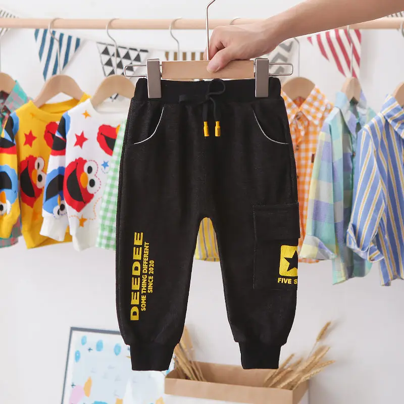 Спортивные штаны для детей теплые полосатые мальчиков и девочек повседневные