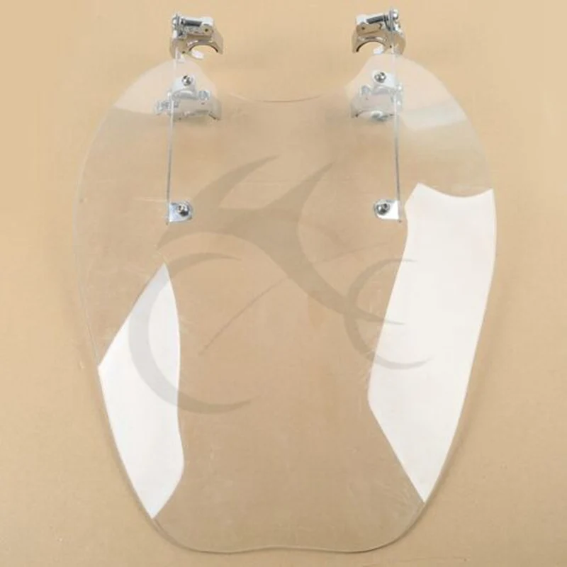 Мотоциклетный 19 &quotпрозрачный ветровой экран 39 мм быстросъемные зажимы для