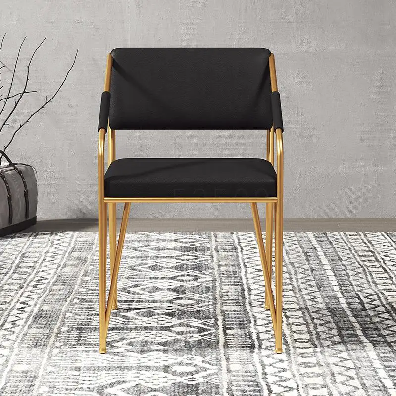 Северной Европейский легкий роскошный стул для столовой задней части дома