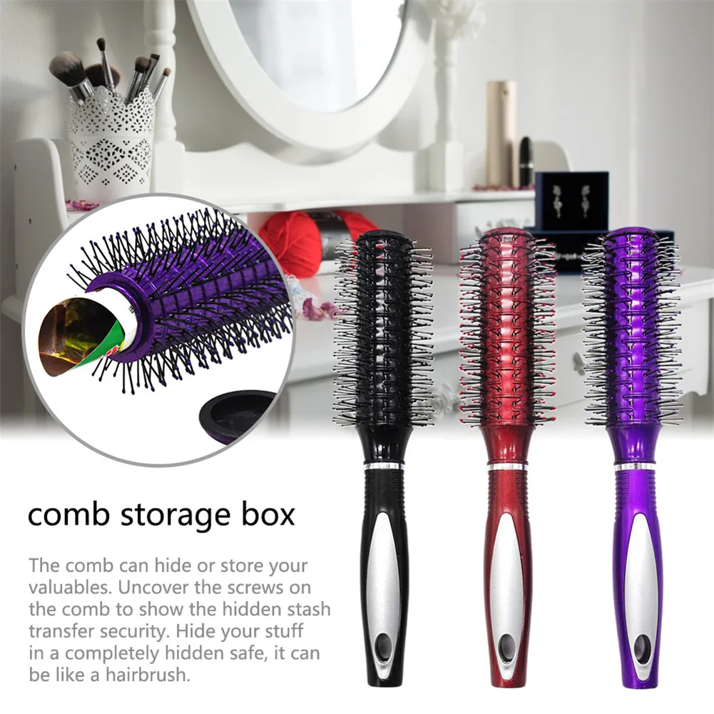 

Hidden Storage Container Comb Hairbrush Safe Stash Can For Money Jewelry Home Hair Brush Secret Diversion