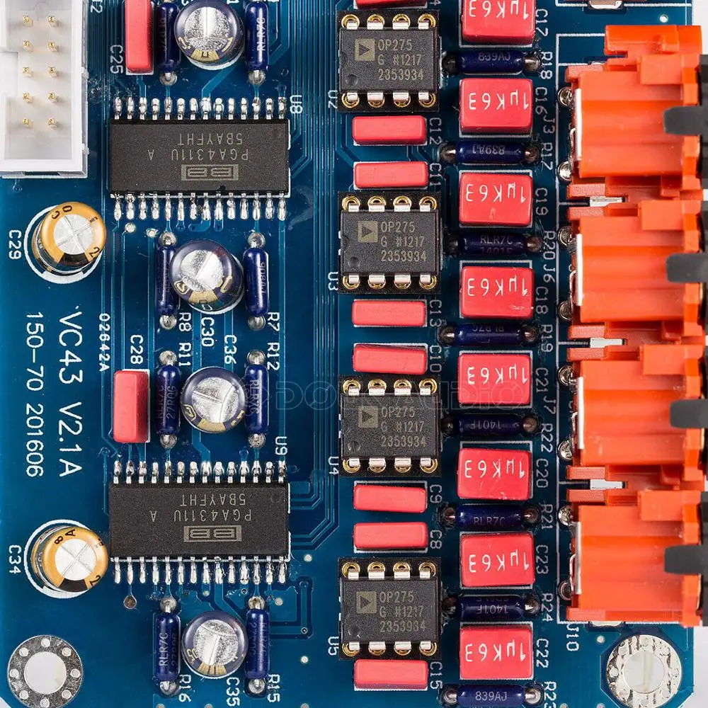 Nobsound PGA4311 8 канальная односторонняя 4 сбалансированная плата управления