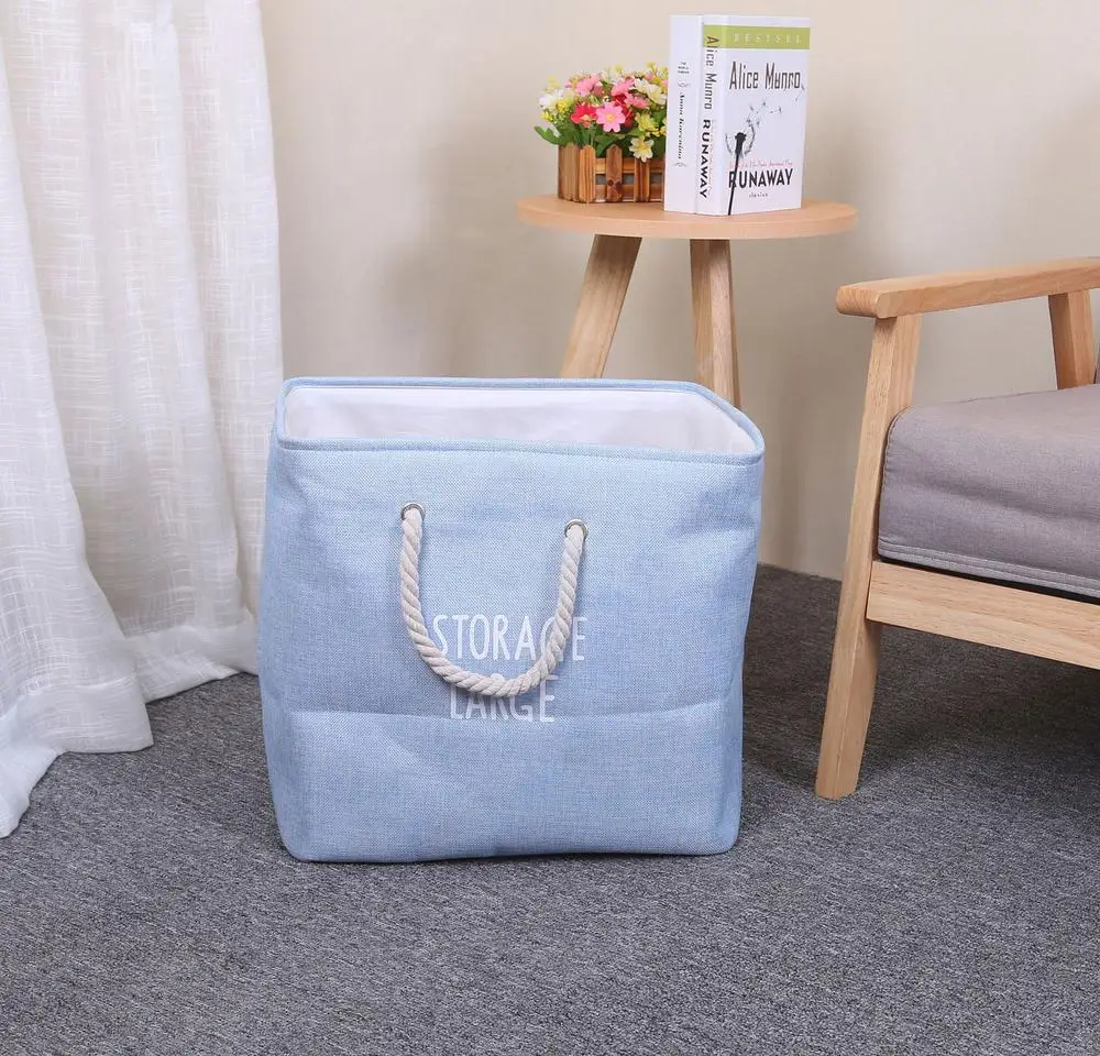 Корзина для белья льняная корзина в скандинавском стиле хранения грязной одежды