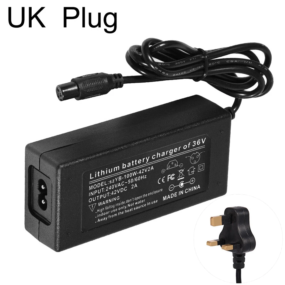42V 2A зарядное устройство адаптер питания для электрического скутера