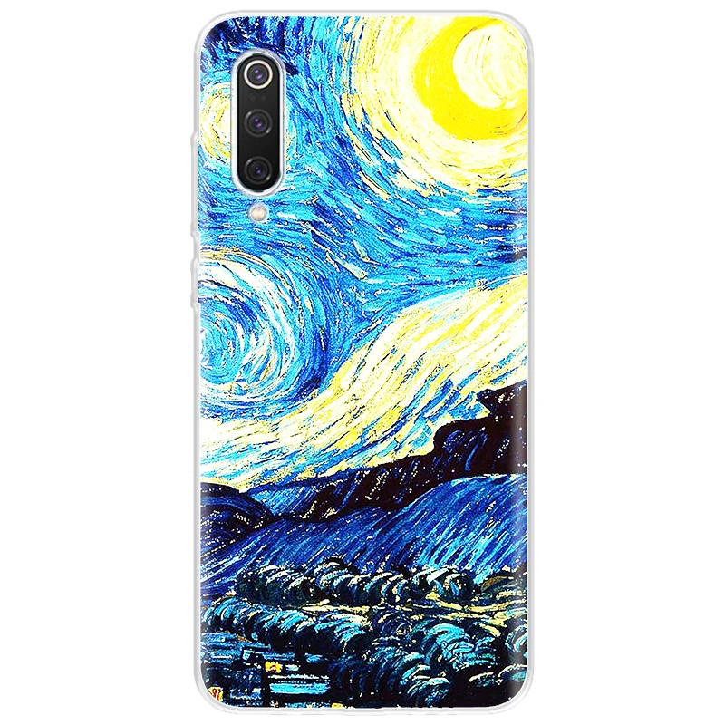 

Abstract Pinturas Phone Case For Redmi 9A 9C 7A 6A 7 Y3 8 8A 9 9T K20 Note 5 7 8 9 Pro Max Cover For Xiaomi Poco X3 NFC M3 10T L