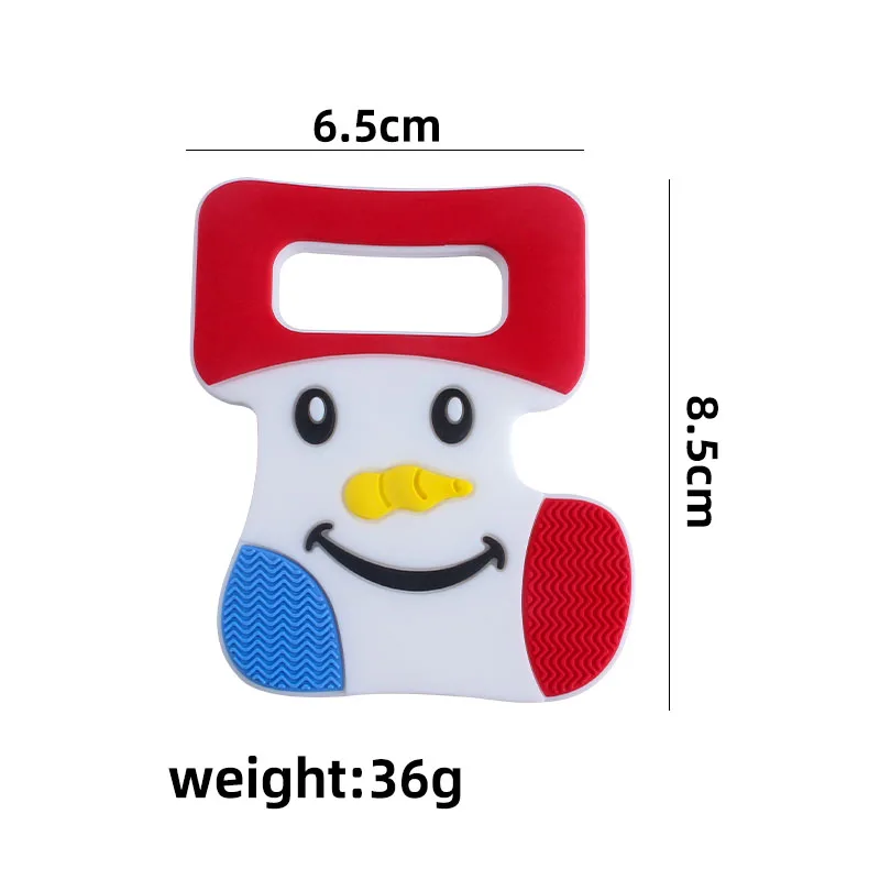 

XCQGH 5PCS Baby Nursing Teether Teething Toys Christmas Sock New Year Best Gift for Baby Infant