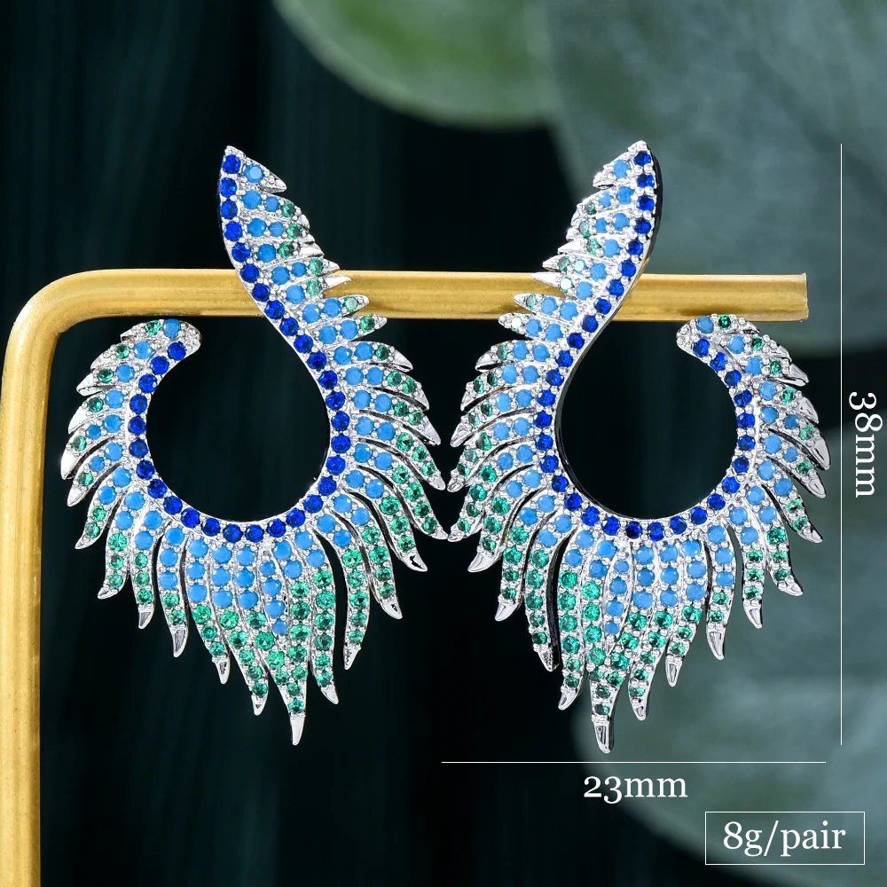 

Summer beach shimmering Tassel Trendy Earrings High Quality CZ for Women Girl Daily Fashion Romantic Earring Jewelry boho