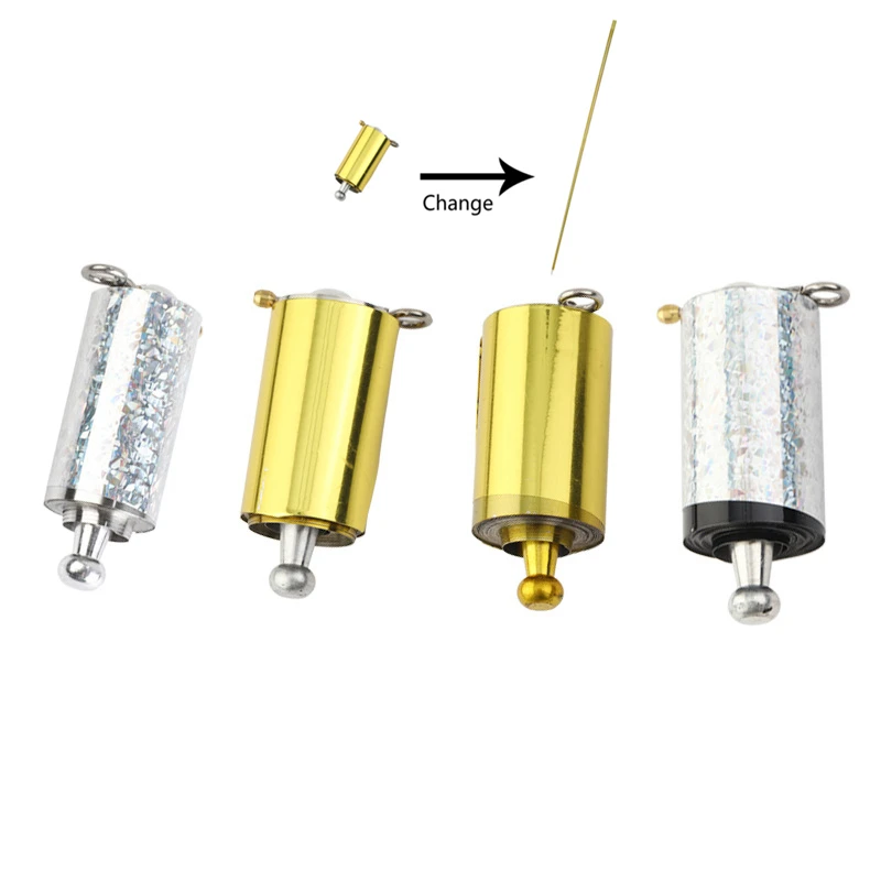 

Portable 1.1-1.5M Defense Telescopic Rod Metal Steel Professional Stunt Props Retractable Decompression High-elastic Magic Toy