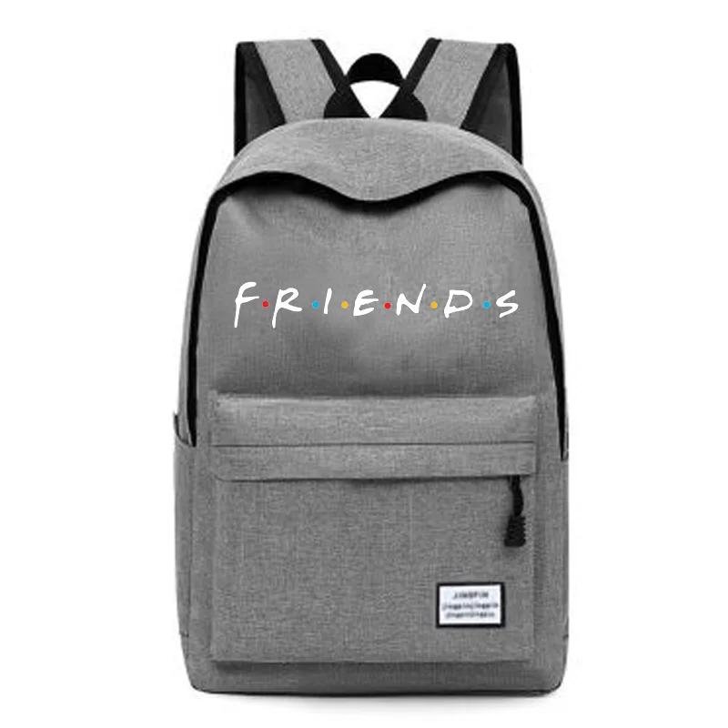 

Friends Tv Show backpack bolsas travel school 2021 laptop mujer girl borse da donna infantil backpack