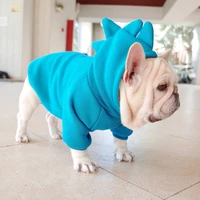 cute dog coat hoodies fleece pet dog winter clothes jacket for dogs coat french bulldog chihuahua ropa para pets clothing