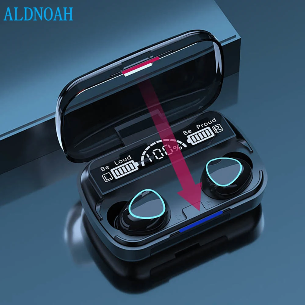 

Hi-Fi стереонаушники с зарядным футляром, 2000 мА · ч