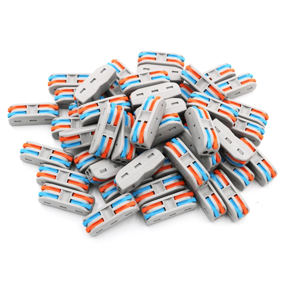 50 шт. 2 булавки разъем провода PT компактный проводка кабеля клемма блока