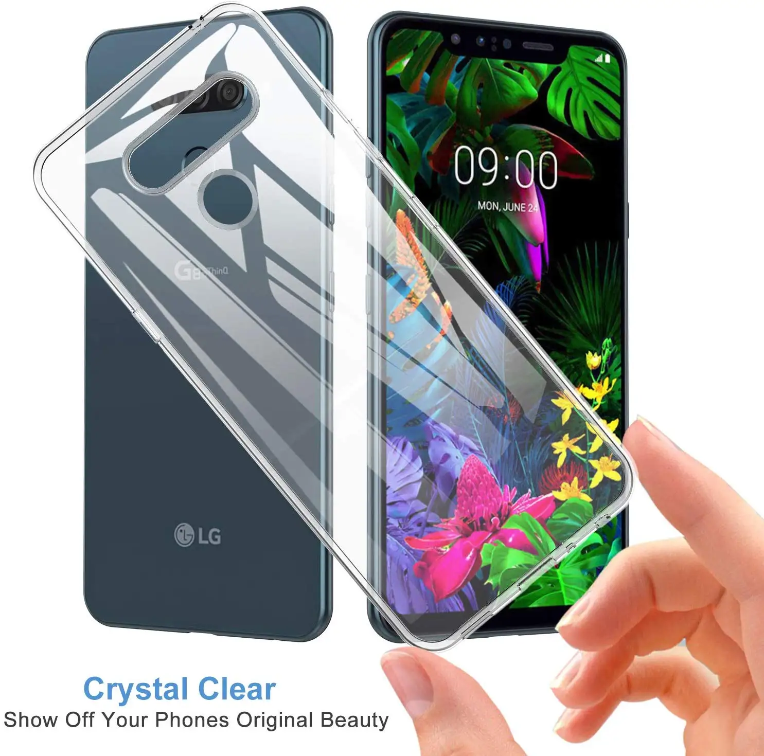 Для LG G8X G8s G7 ThinQ K42 K52 K62 K22 K41S K51S K61 K40S K50S K50 K40 G6 Q7 Q60 Q70 прозрачный TPU гель чехол для