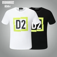 dsquared2 new mens womens printed lettersround neck short sleeve street hip hop pure cotton tee t shirt 850