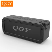 qgy x3 40w portable wireless speaker bluetooth soundbar subwoofer with deep bass tws type c ipx7 waterproof 8 15 hours