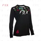 2021 женские майки для горных лыж, футболки с надписью http fox, для горного велосипеда, для бездорожья, DH, мотоцикла, мотокросса, спортивная одежда, велосипед FXR