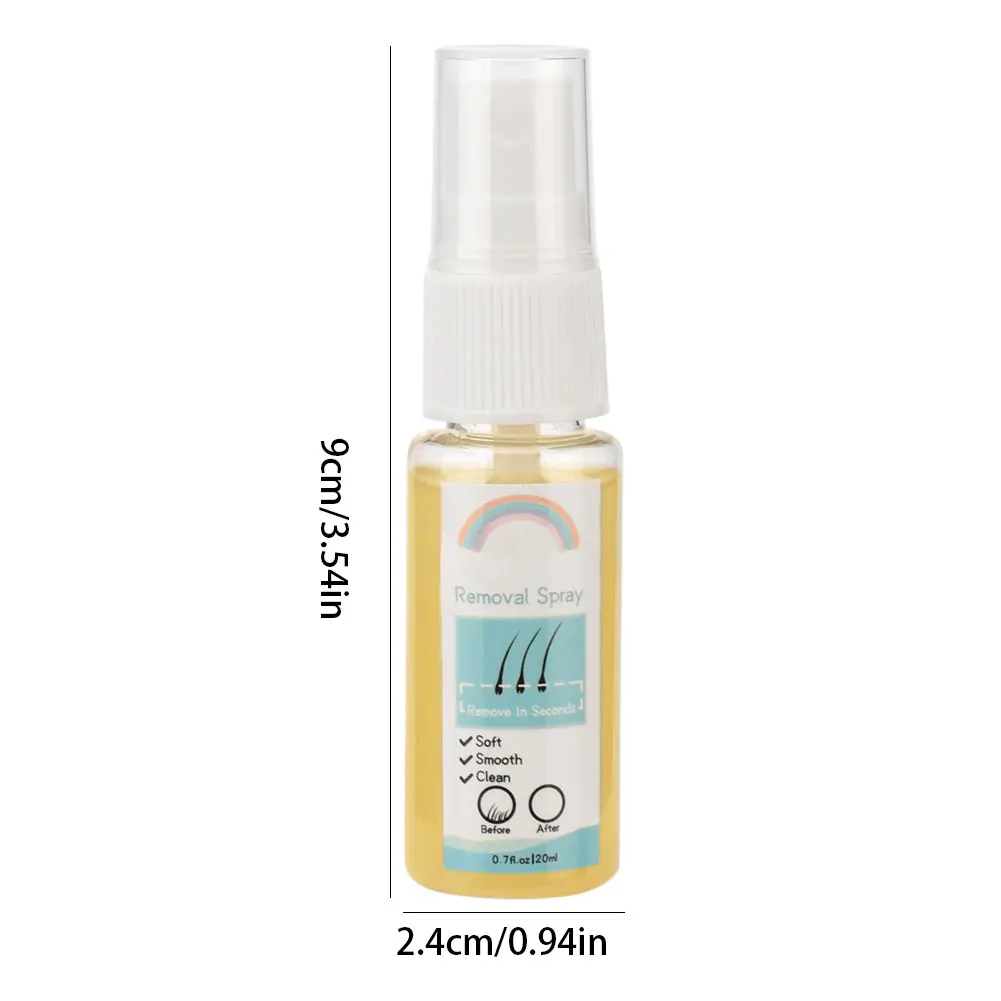 

Hair Remover and Growth Inhibitor Facial Removal Cream Spray Permanent Hair Growth Inhibitor Body Care Depilatory Solution 20ml