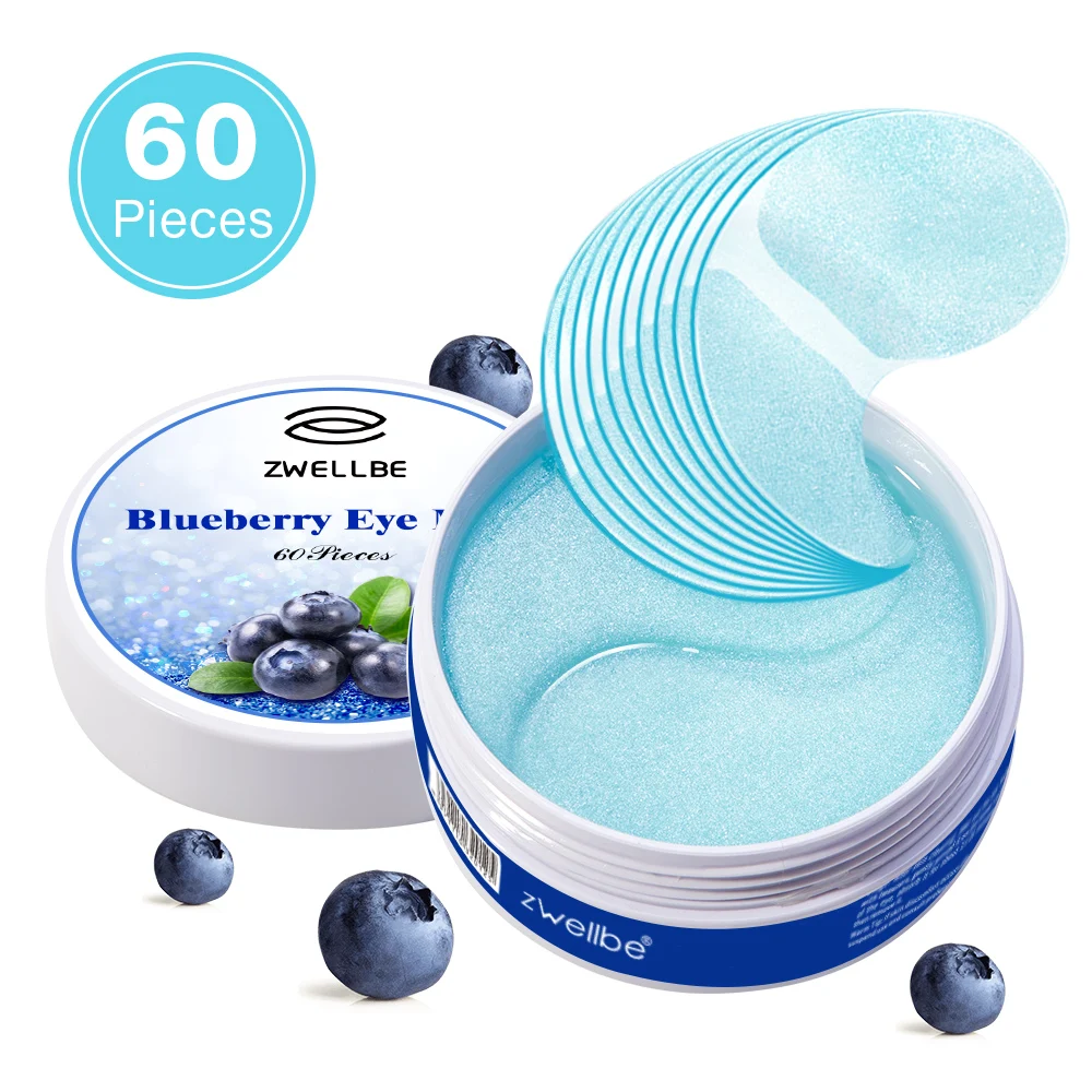 Экстракт черники глазную повязку Уход за лицом маска для глаз с гиалуроновой