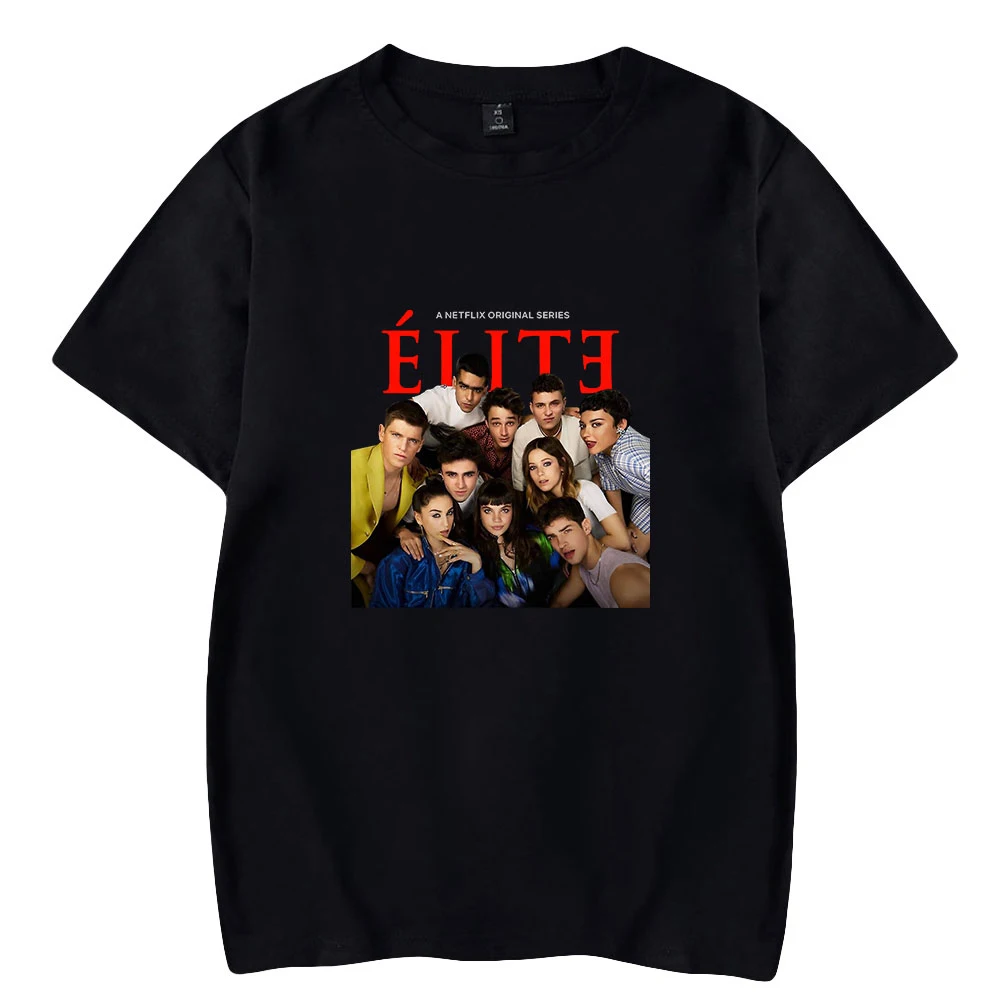 Футболка Elite TV series для мужчин и женщин модные тенниски с коротким рукавом