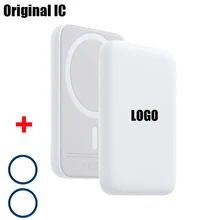 New 1:1 Original IC Portable Magnetic Wireless Power Bank For Iphone 12 13Pro Max Mini Powerbank Mobile Phone External Battery