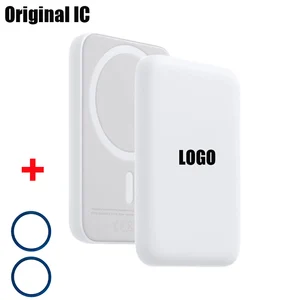 new 11 original ic portable magnetic wireless power bank for iphone 12 13pro max mini powerbank mobile phone external battery free global shipping