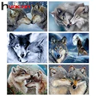 Huacan алмазная вышивка распродажа волки алмазная мозаика 5д животные алмазная живопись декор для дома