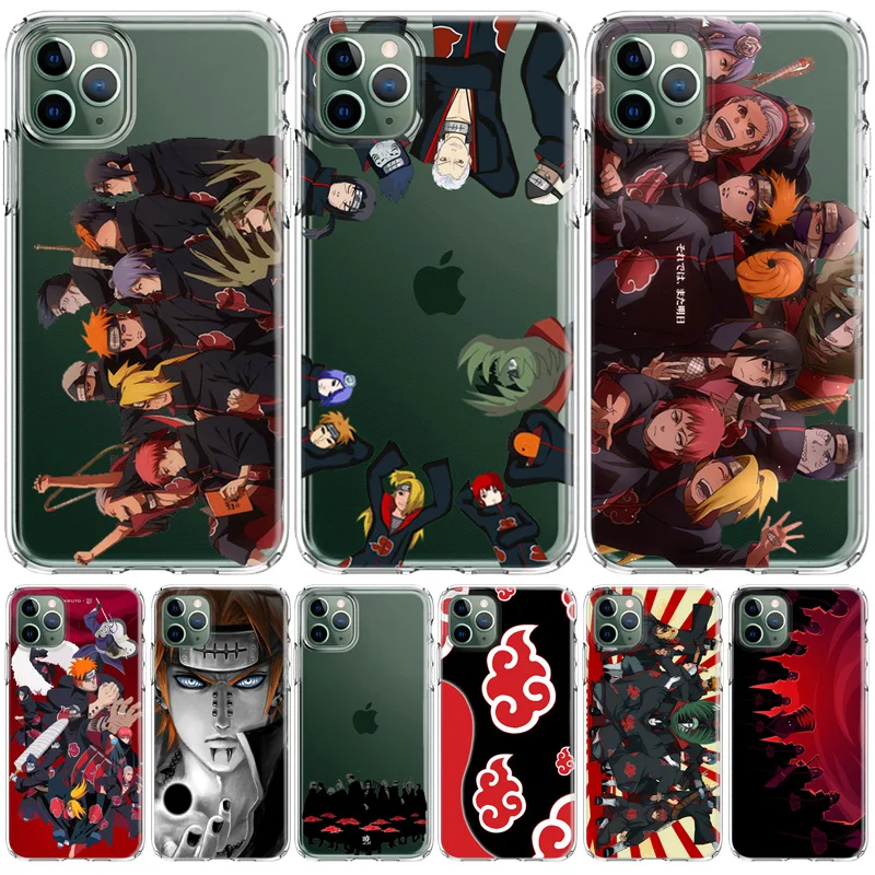 Мягкий прозрачный чехол для телефона из ТПУ с изображением болевых анимаций