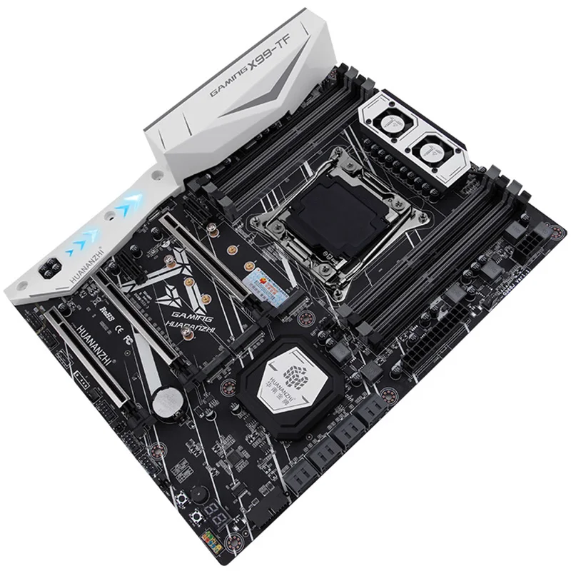 HUANANZHI X99 материнская плата с двойным слотом M.2 NVME поддерживает DDR3 и DDR4 LGA2011-3 и LGA 2011 с процессором E5 2678 V3