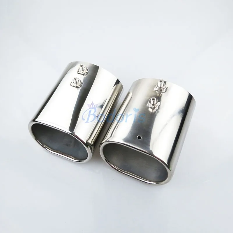 Автомобильный Стайлинг #304 нержавеющая сталь задний хвост глушитель наконечник