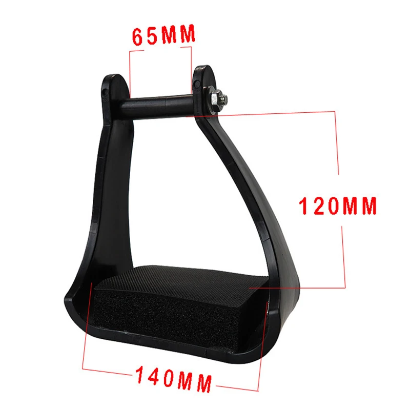 1 pair horse riding stirrups tread saddle mounted safety tapered equipment saddle horse stirrup equestrian supplies free global shipping