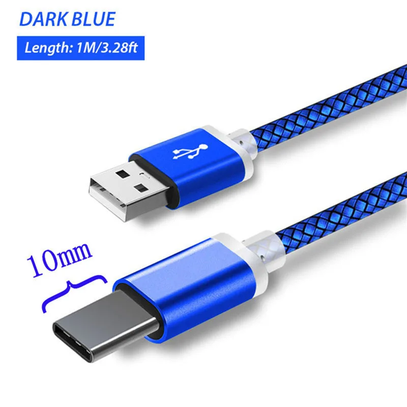 

10mm Long USB Type C Extended Connector Charging Cable For Blackview BV7000/ BV8000/BV9000/P10000/BV9500 Pro S6 Charger Cabel