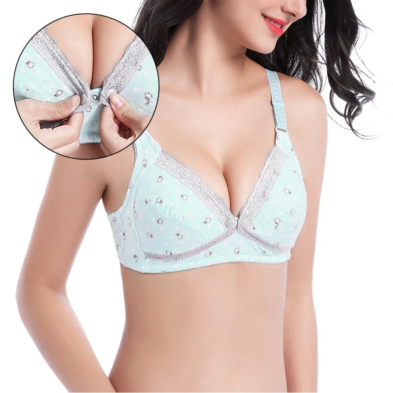 Сексуальный модный кружевной бюстгальтер для кормящих женщин с пряжкой без