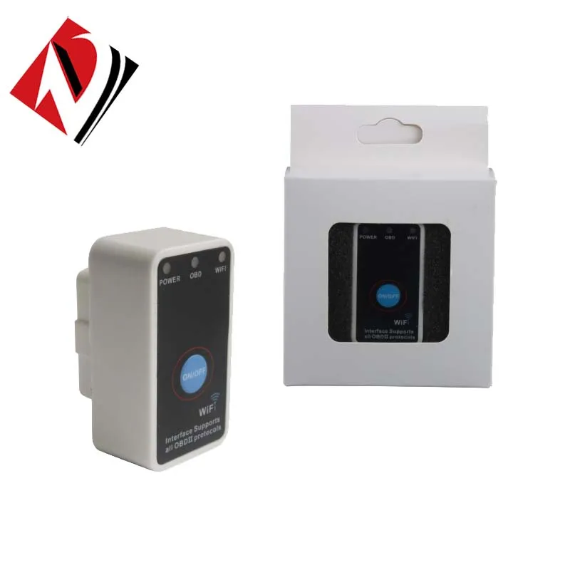 V1.5 супер мини ELM327 Wi Fi с переключателем Работы iPhone OBD II Может код читателя