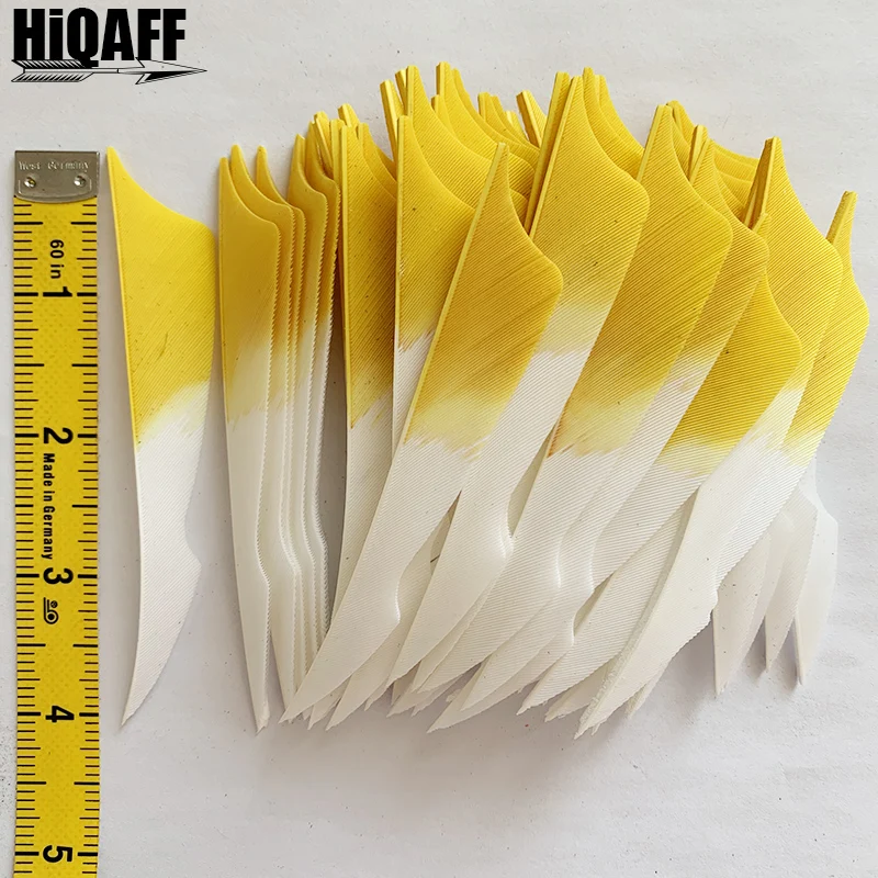 50 Pcs Hi-Q 4 Inch Turkey Feathers Arrow Fletching For Archery Hunting Natural Feather-Sting | Спорт и развлечения
