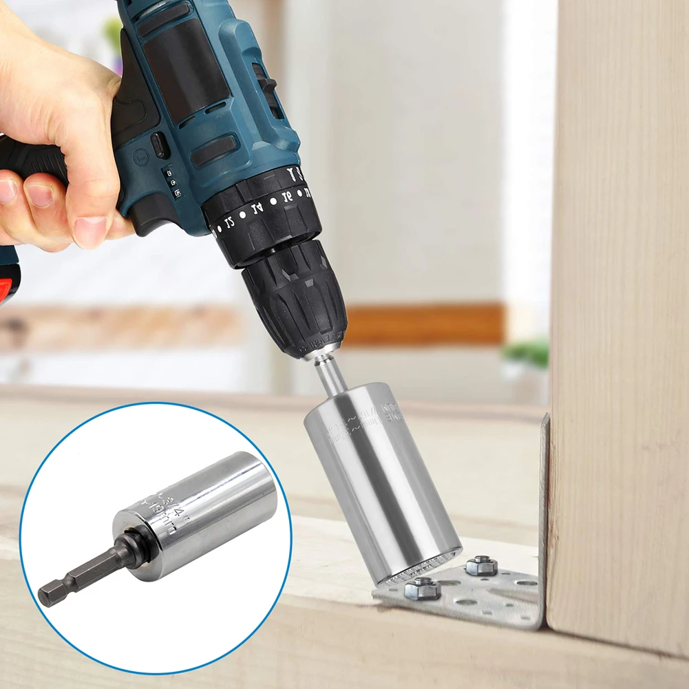 

Universal Socket Grip Adapter 7mm-19mm Multi-Function Socket Wrench Repair Hand Tool Power Drill Ratchet Adapter Set 4PCS Nice