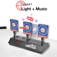 auto reset electric target for nerf gun accessories toy children tactical waistcoat for nerf toys outdoor sports christmas gift