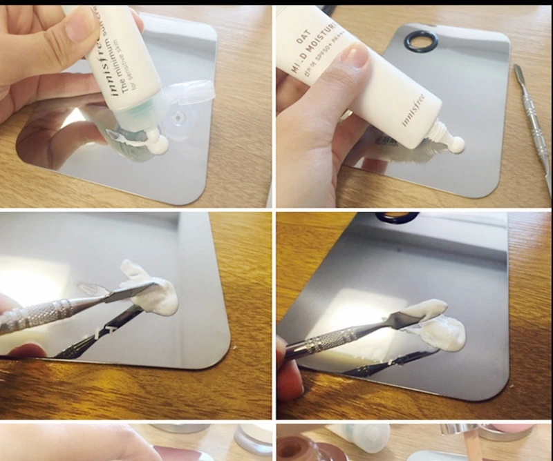 4 шт./компл. инструменты для макияжа шпатель из нержавеющей стали смешивания