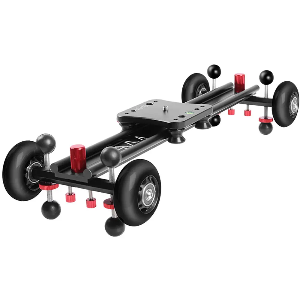 

GVM тележка, движущаяся камера, слайдер, рейка, роликовый, 31 '', 4 колеса, для автомобиля, для штатива, настольный, для фотографии, алюминиевый сп...