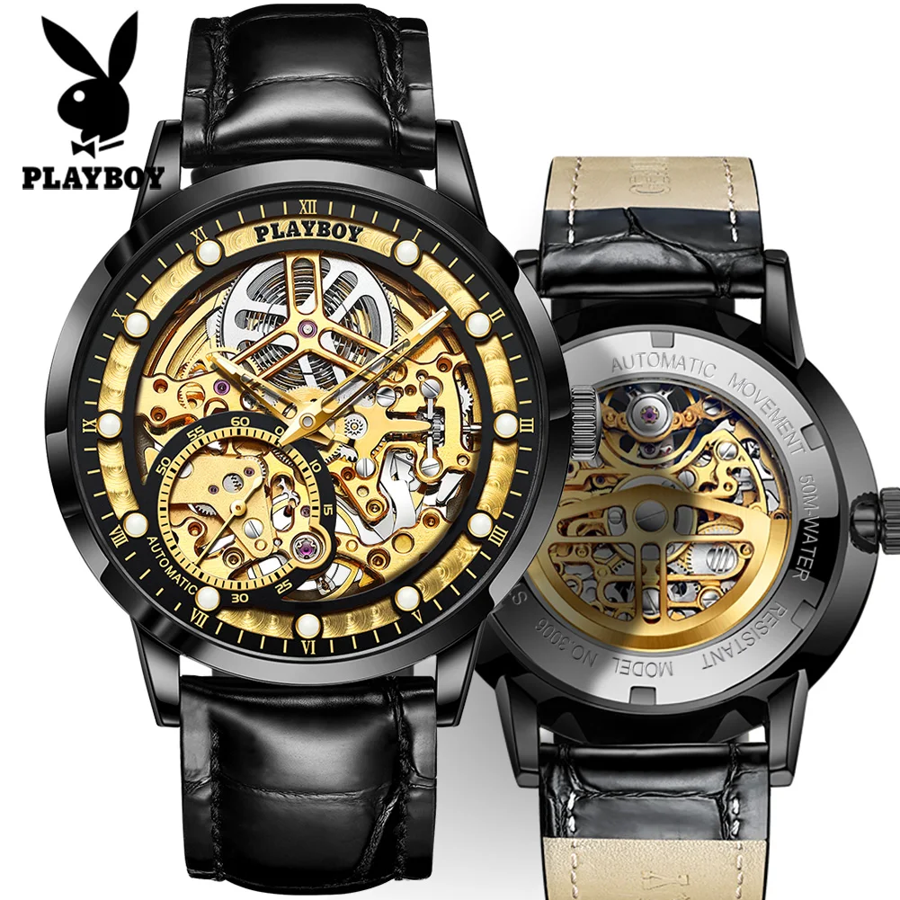 

2021 Luxury Tourbillon Man's Watch Automatic Mechanical Wrist Watch For Man Patek Rolexable Replica Relogio Masculino