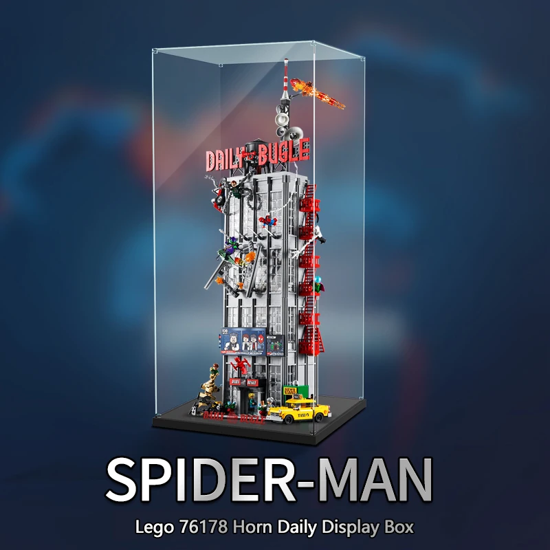

Acrylic Display Box For 76178 Daily Bugle Building Blocks Display Case (Not Include The Model)