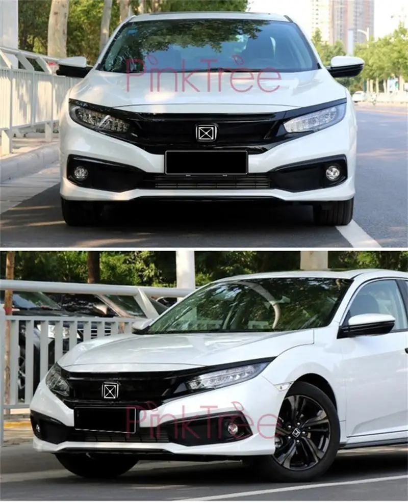 Углеродное волокно цветной передний противотуманный светильник Накладка для Honda