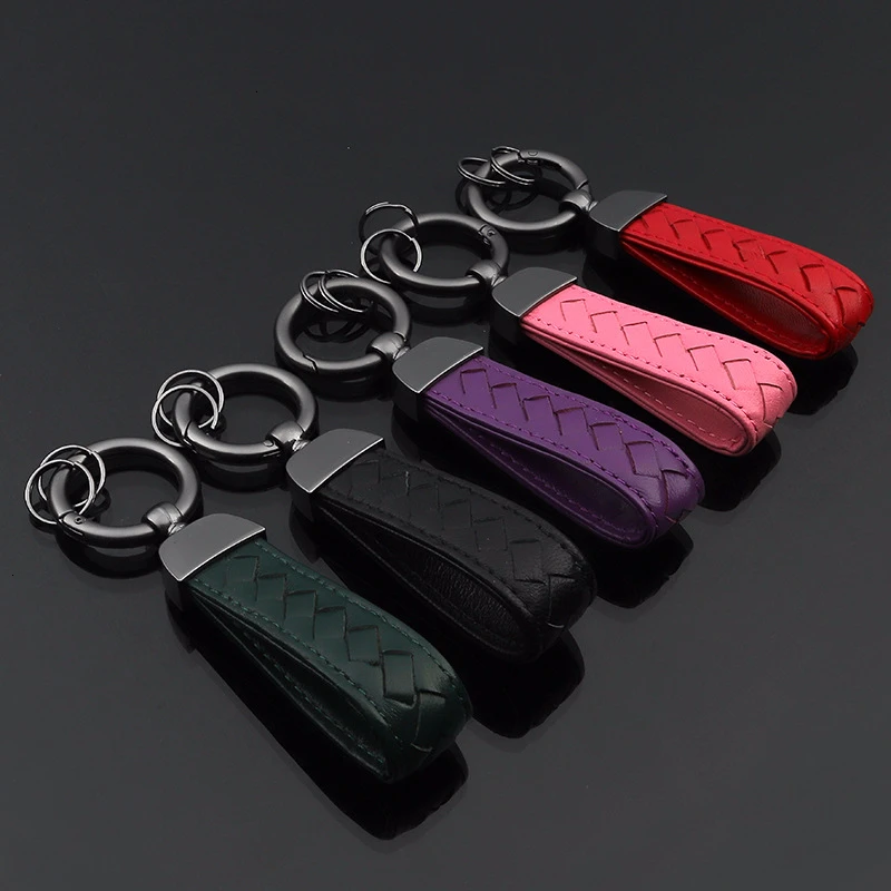 Кожаный металлический брелок Cortex с автоматической талией кожаный автомобильный